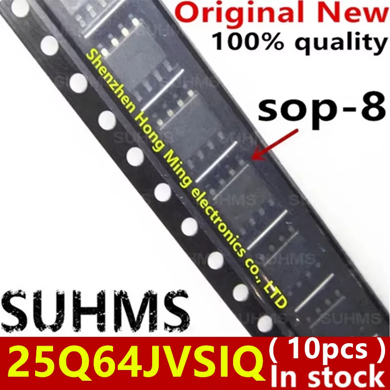 Chipset 25Q64JVSIQ formato Sop-8 para reparaciones