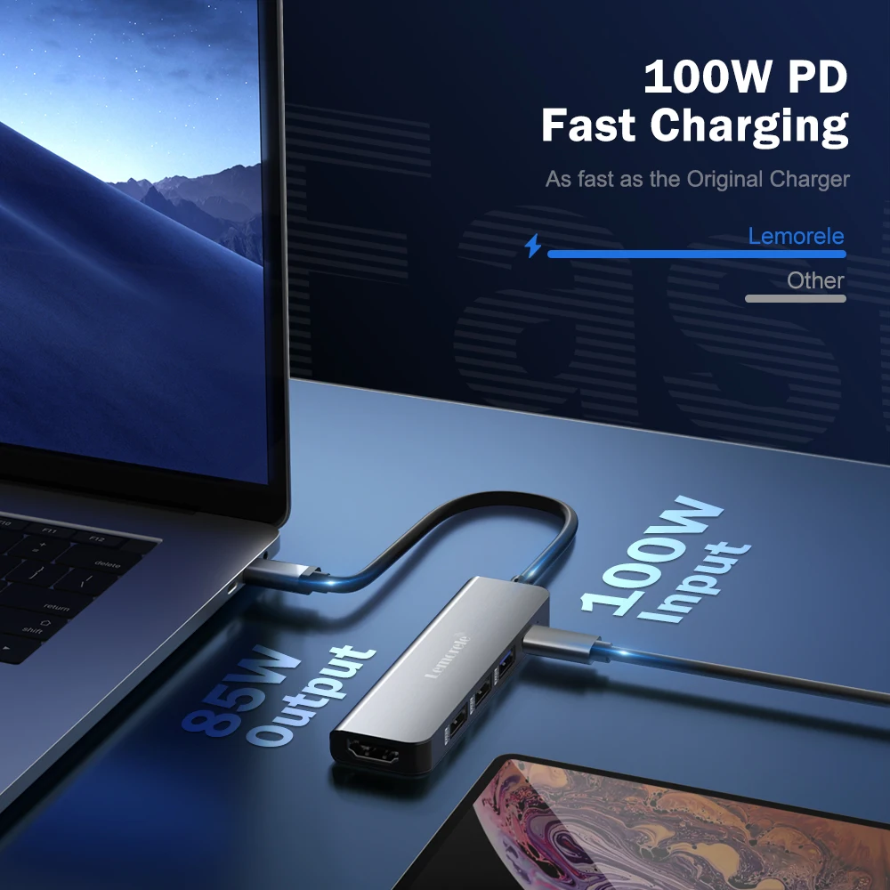Hub USB-C HDMI 4K 30 Hz para MacBook Air e iPad - imagen 4