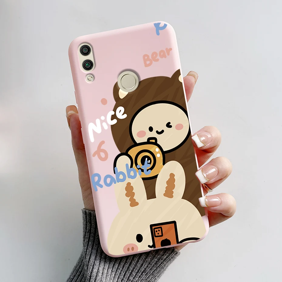 Funda de TPU suave con diseño de panda para Honor 8X