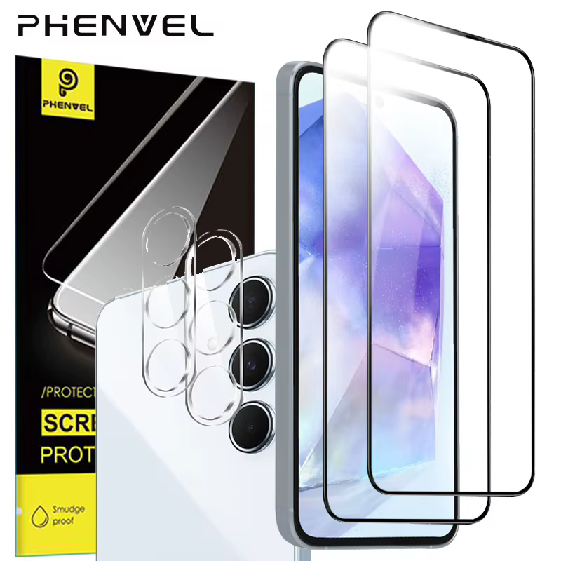 Protector Cristal Galaxy A55 Full Cover – Vidrio Oleofóbico Antirayas - imagen 5