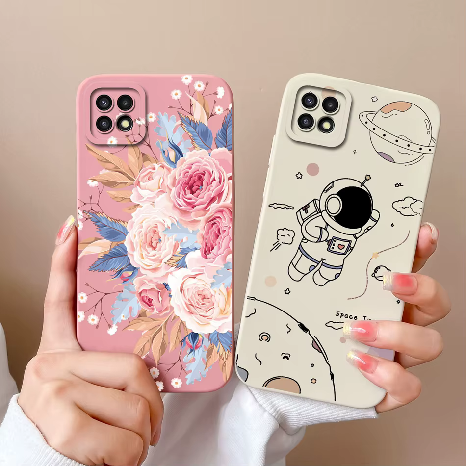Samsung Galaxy A22/A22S - Funda Silicona Trasera Cuadrada y Protectora - imagen 5