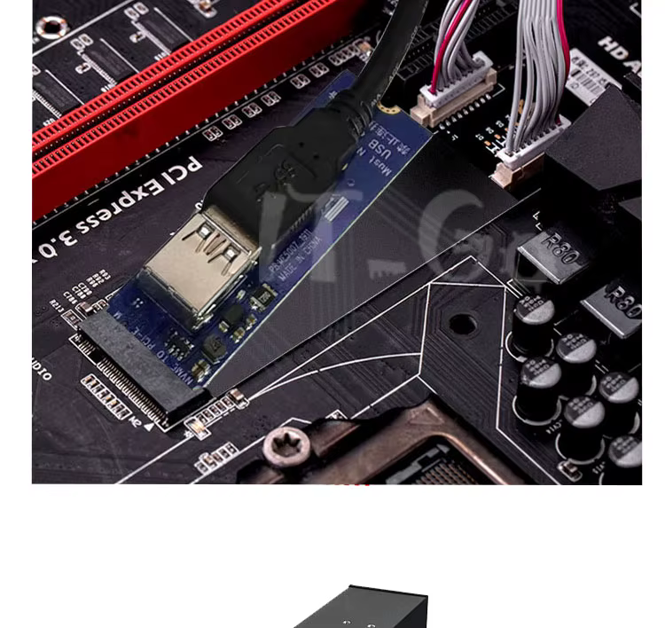 Detalle de las conexiones PCI