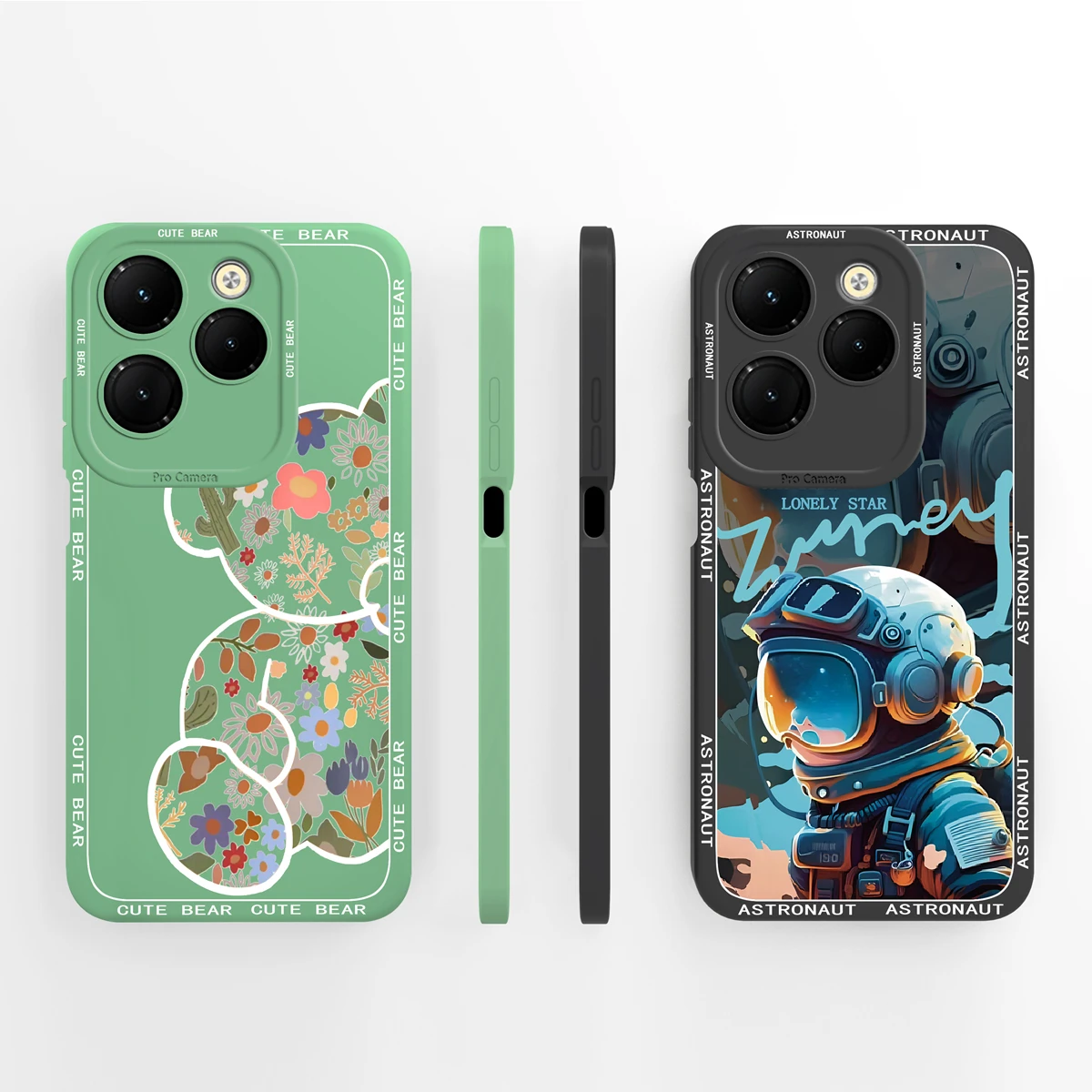 Infinix Hot 40 Pro Funda Silicona Líquida – Diseño Mariposa - imagen 5