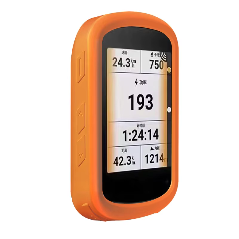 Funda de silicona naranja para Garmin Edge
