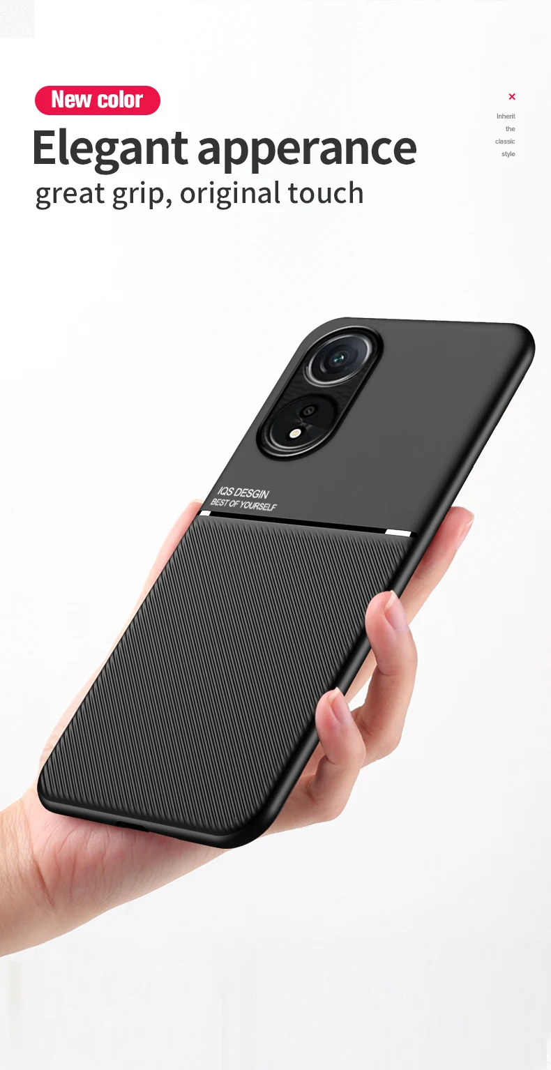 Funda OPPO con soporte magnético para coche