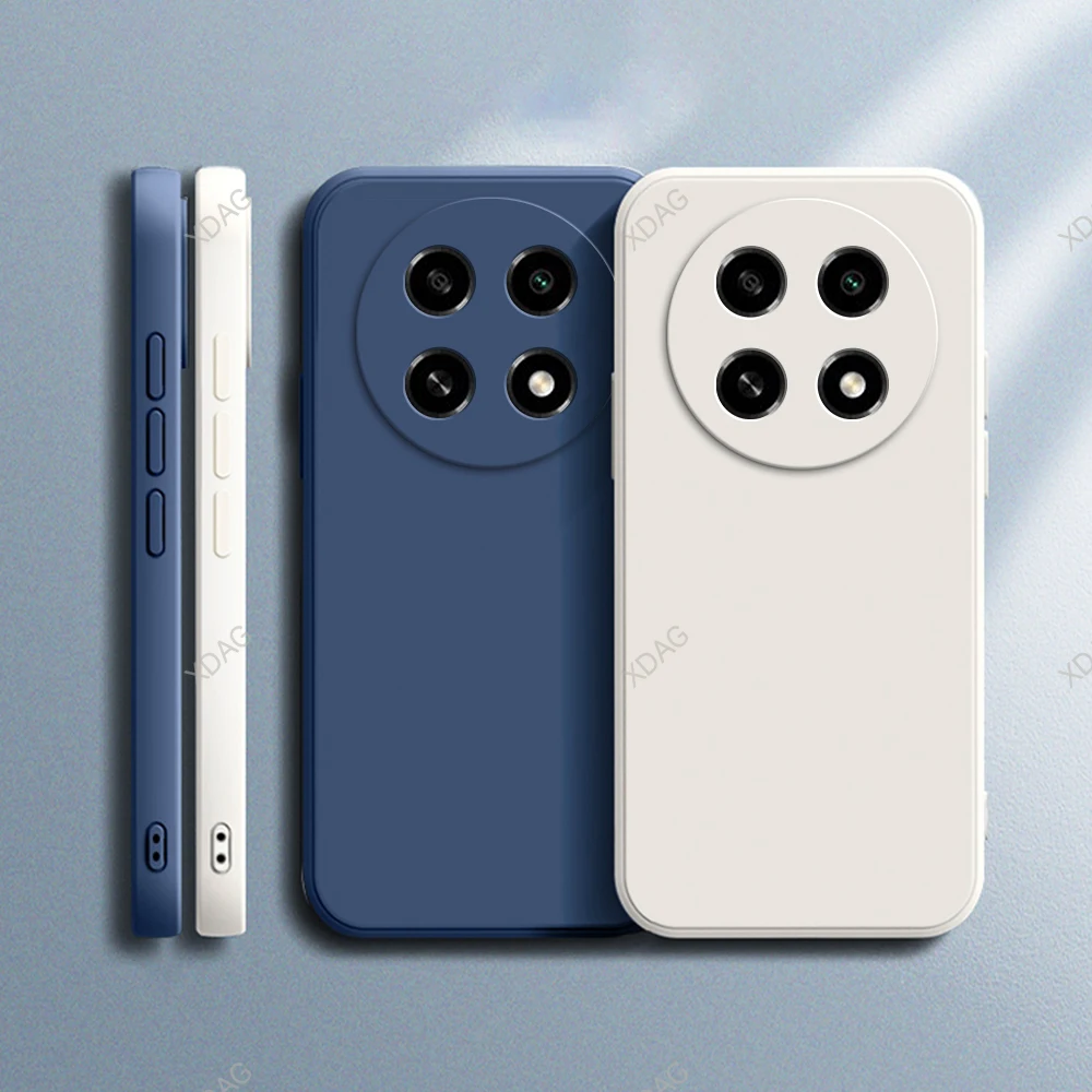 Funda Silicona Líquida Oppo A2 Pro 5G con Protección de Cámara