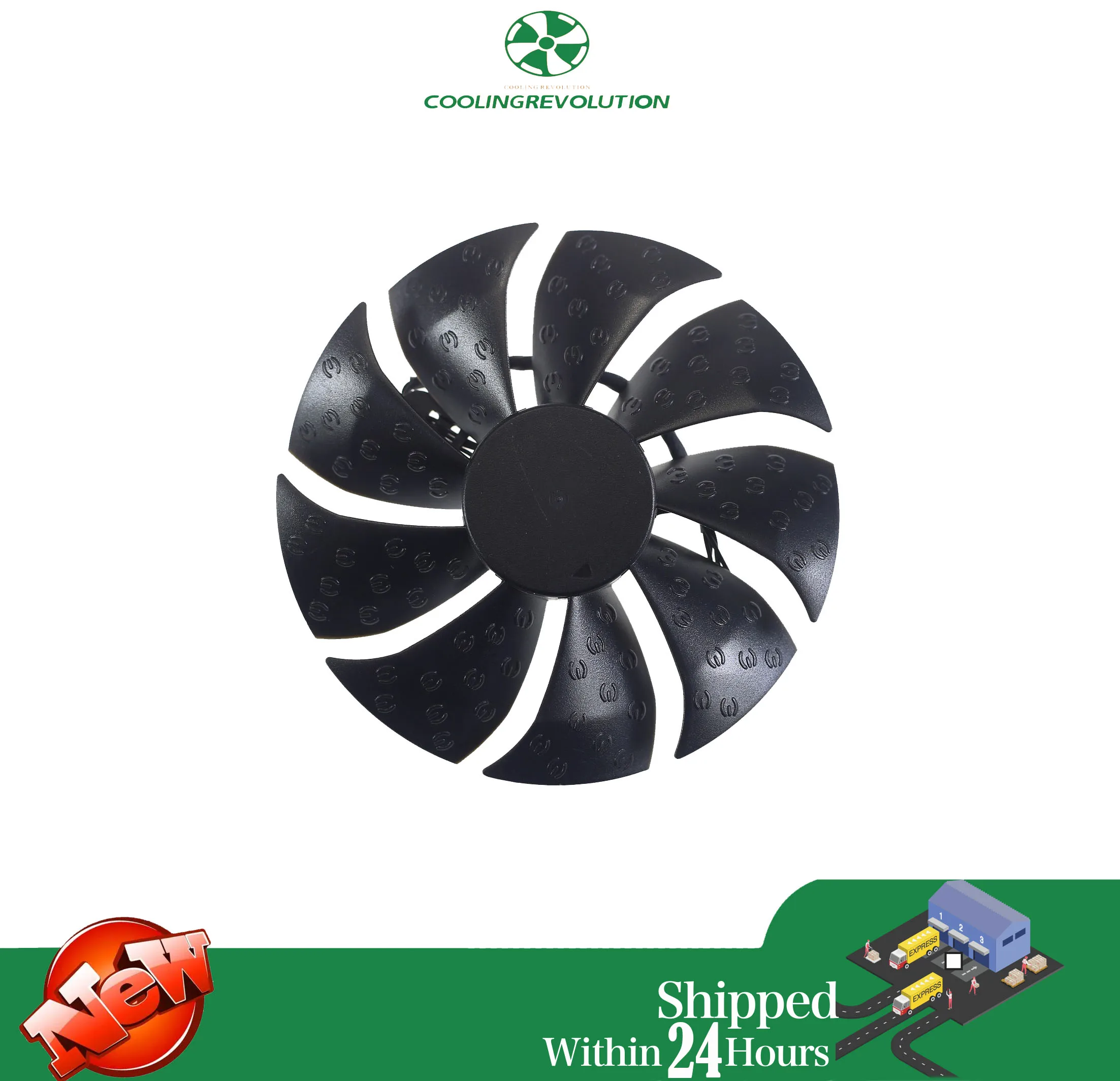 Vista lateral del ventilador y su construcción