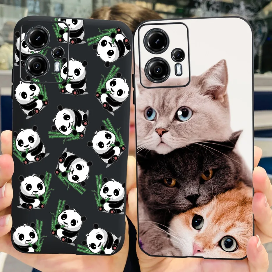 Funda TPU Motorola Moto G23 – Diseño Gato Mariposa Suave Fina - imagen 3