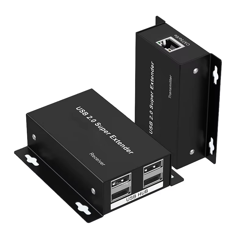 Diagrama de conexión del extensor USB RJ45