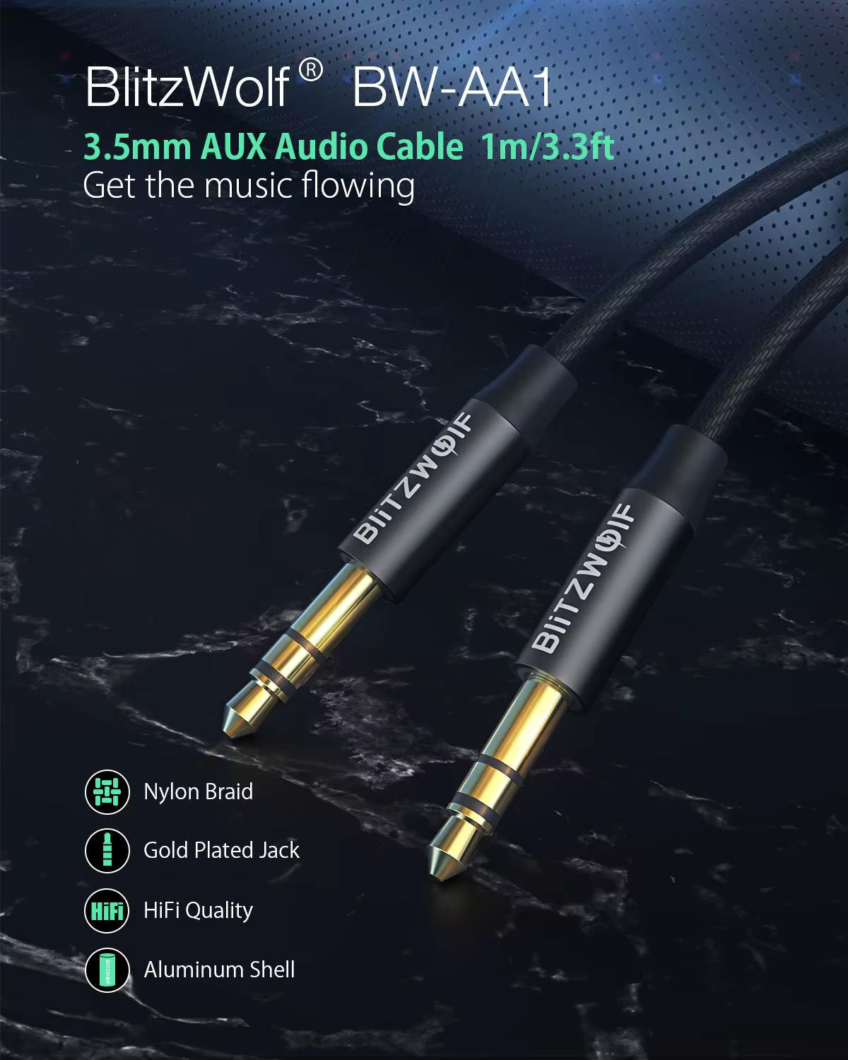 Cable BW-AA1 vista lateral