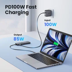 UGREEN Hub USB-C HDMI alta velocidad con Power Delivery para portátil