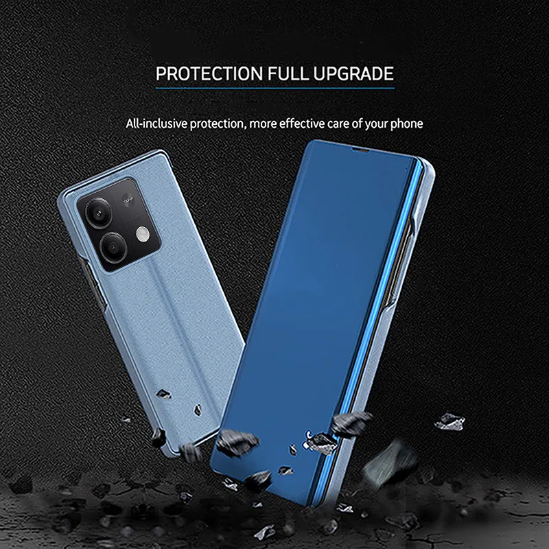 Xiaomi Poco Funda Tapa Espejo F6/F5 5G/X6/M6 Pro/X5 4G Antigolpes - imagen 4