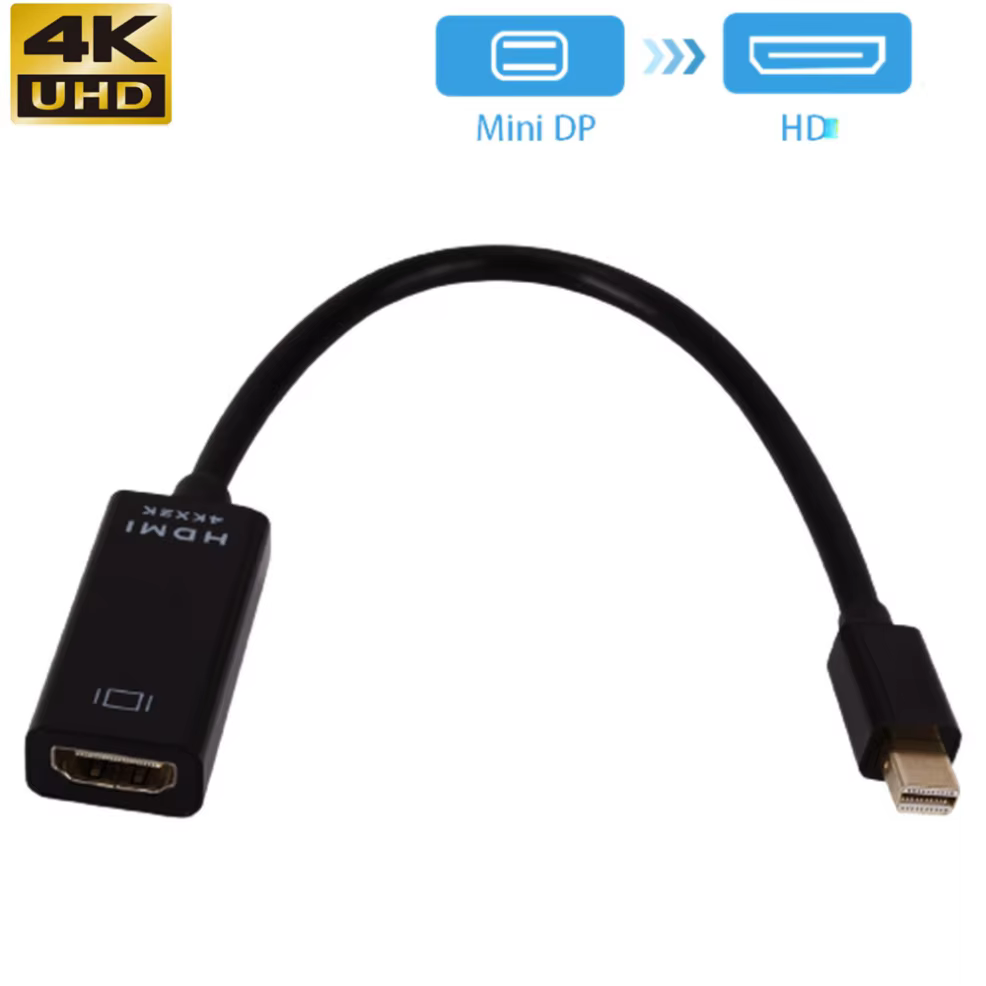Adaptador conectado a un televisor HDMI