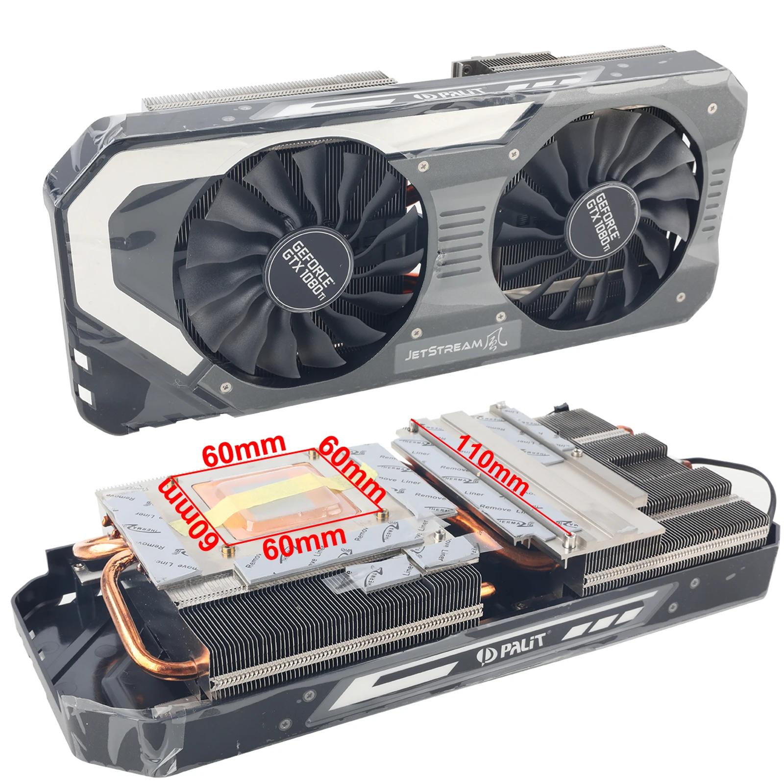 Disipador térmico inRobert para GTX 1080 Ti JetStream