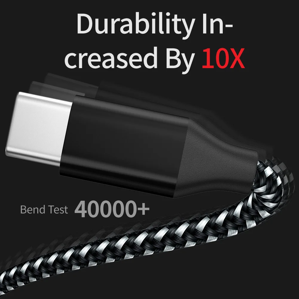 Cable USB-C trenzado nailon