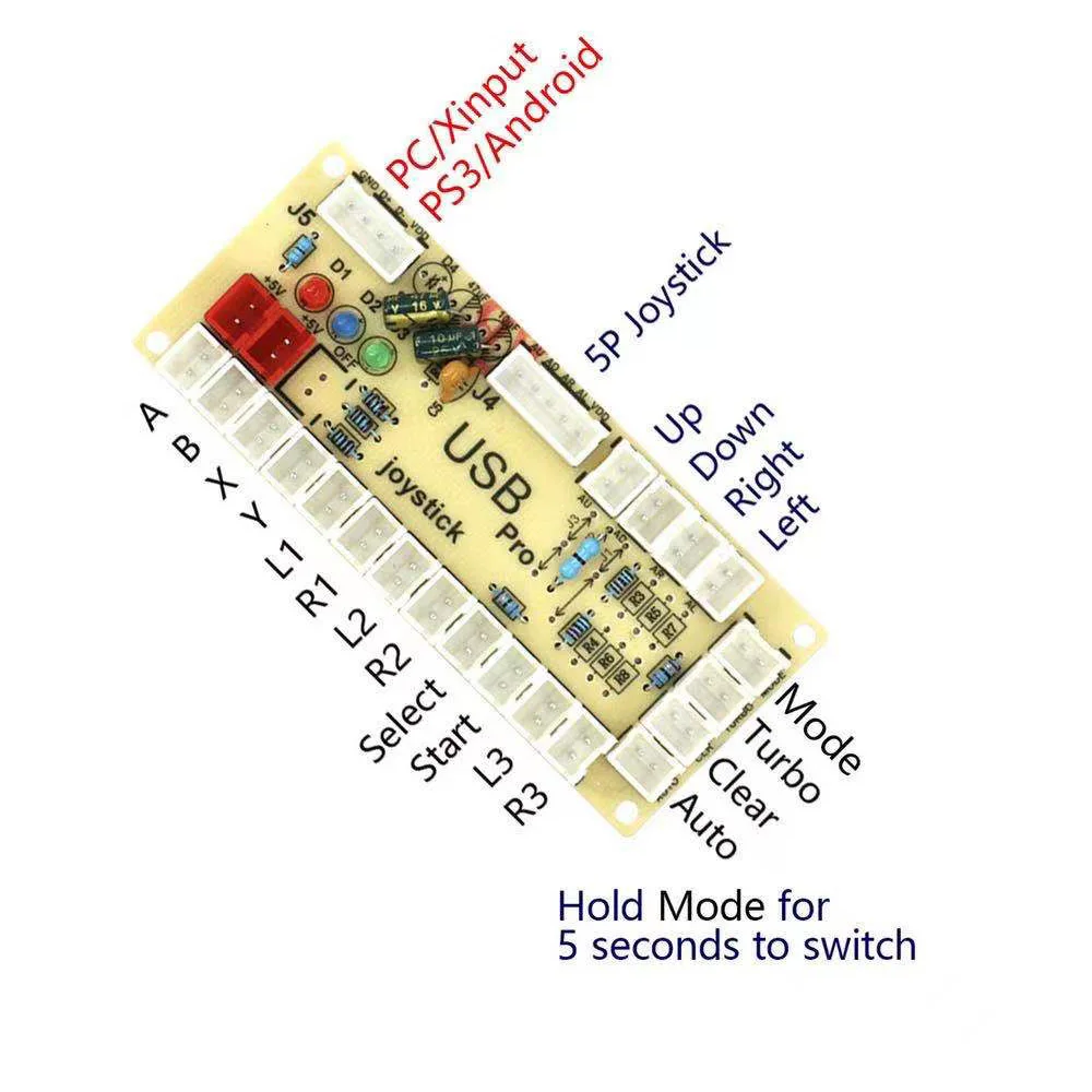Kit completo codificador USB arcade