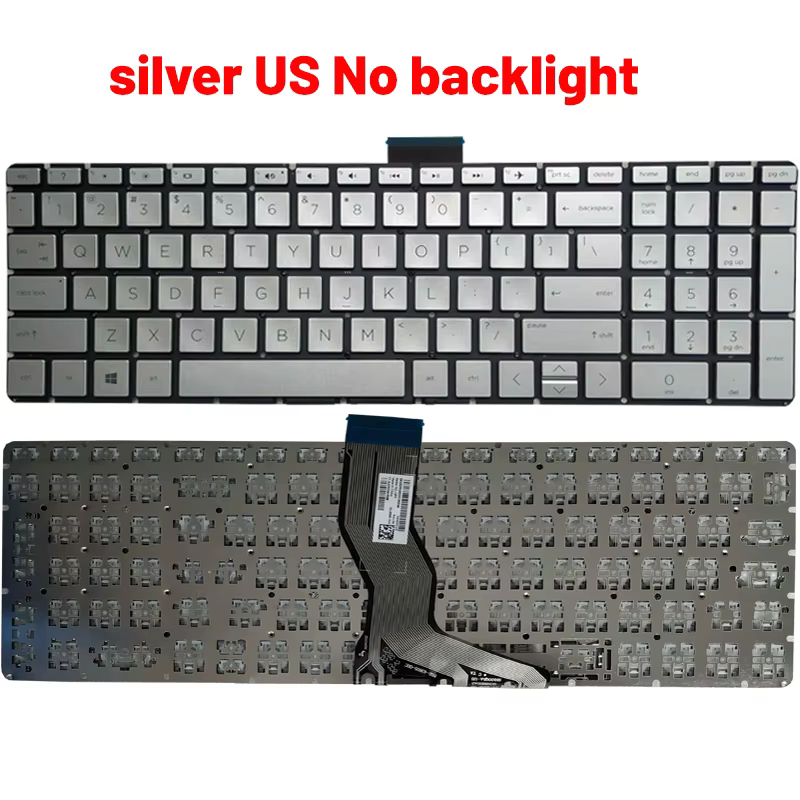 Teclado HP en color gris