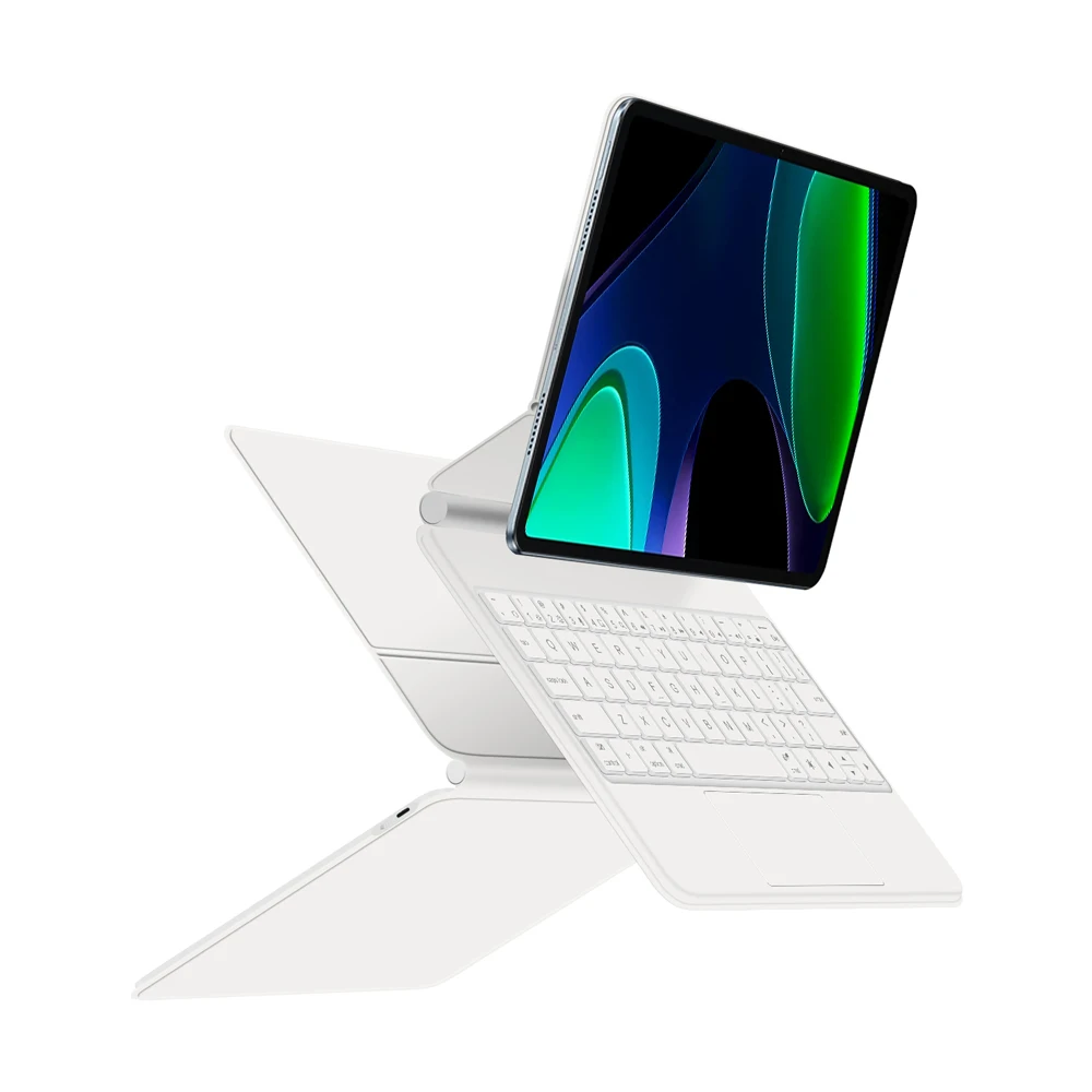 Teclado Huawei Xiaomi Pad 6 Pro 11 funda con soporte retroiluminado - imagen 4