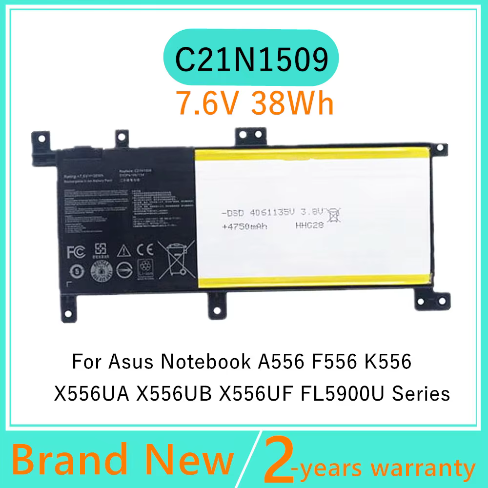 C21N1509 Batería portátil para ASUS F556/K556U - Repuesto Original - imagen 5