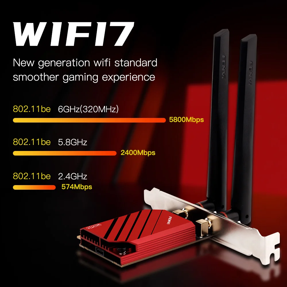 Detalle del chipset Intel BE200 del adaptador