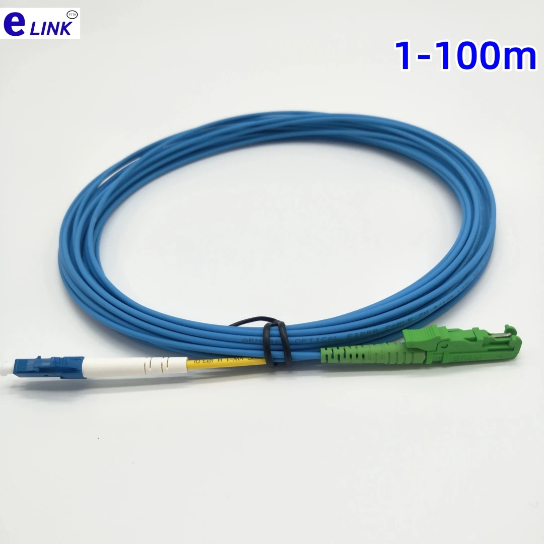 Cable de fibra óptica E2000-LC simplex