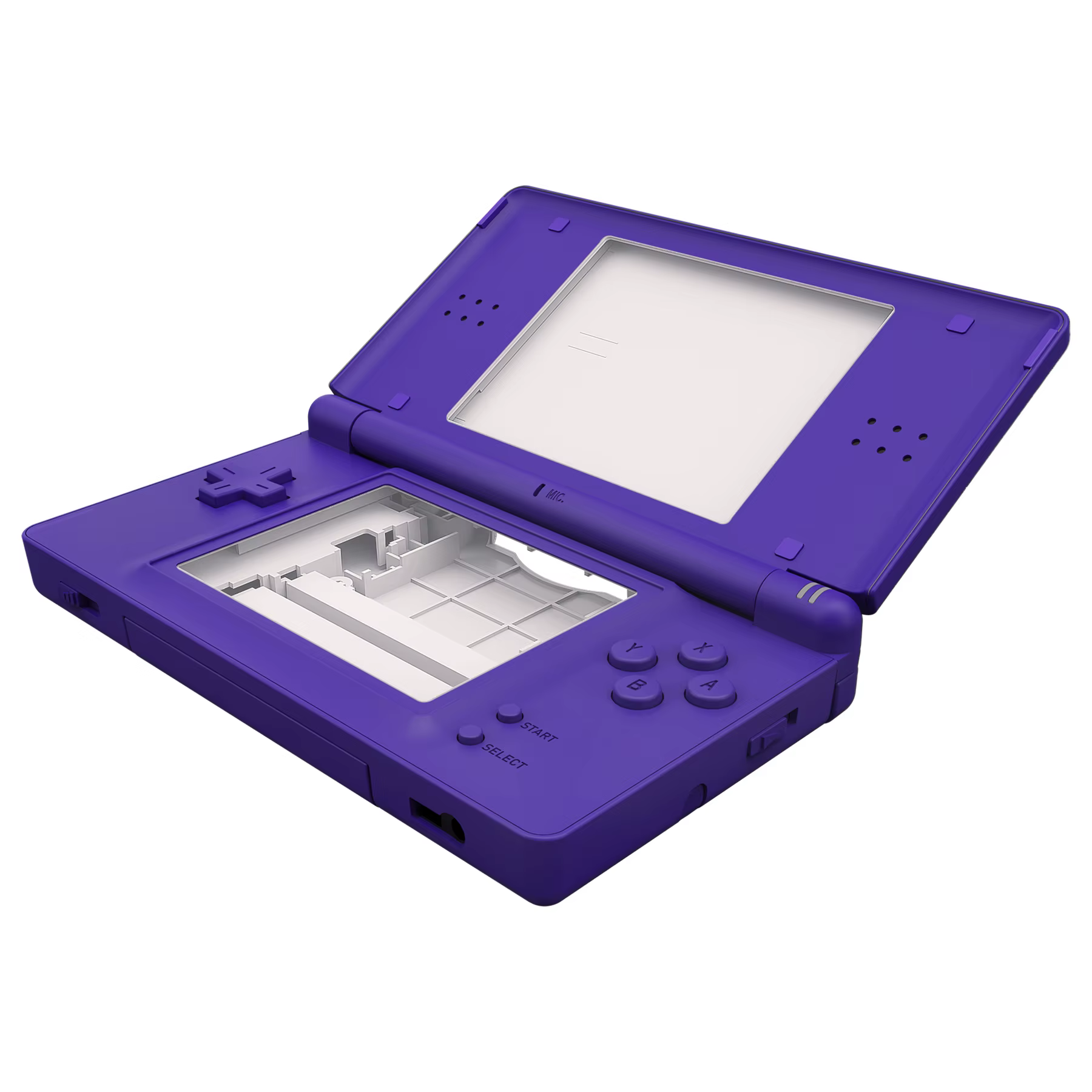 eXtremeRate Carcasa de Recambio Nintendo DS Lite Violeta Antigolpes - imagen 4