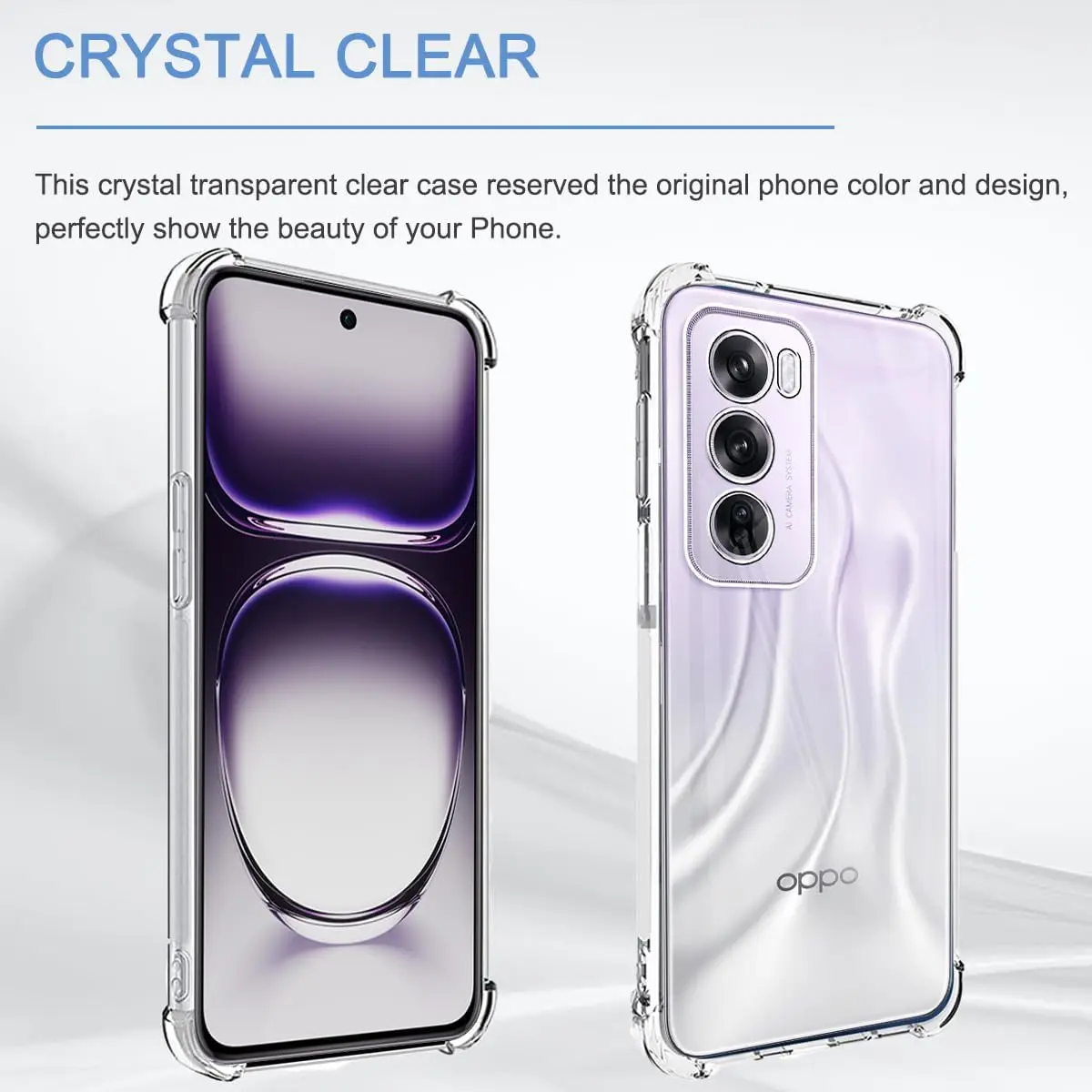 Funda TPU Transparente OPPO Reno 12 Pro 5G Antigolpes - imagen 3