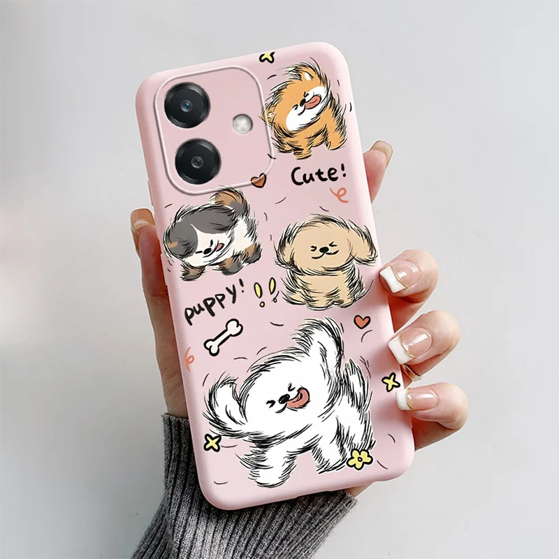 Funda de silicona para Oppo A40 con diseño de gato y zorro - imagen 5