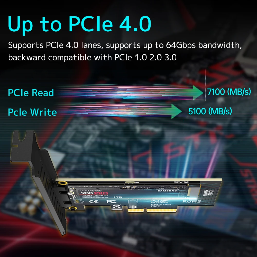 Adaptador JEYI ensamblado en PC