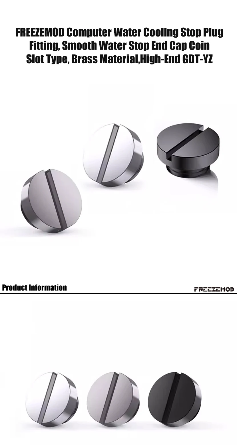 Detalle del diseño con ranura para monedas del tapón FREEZEMOD