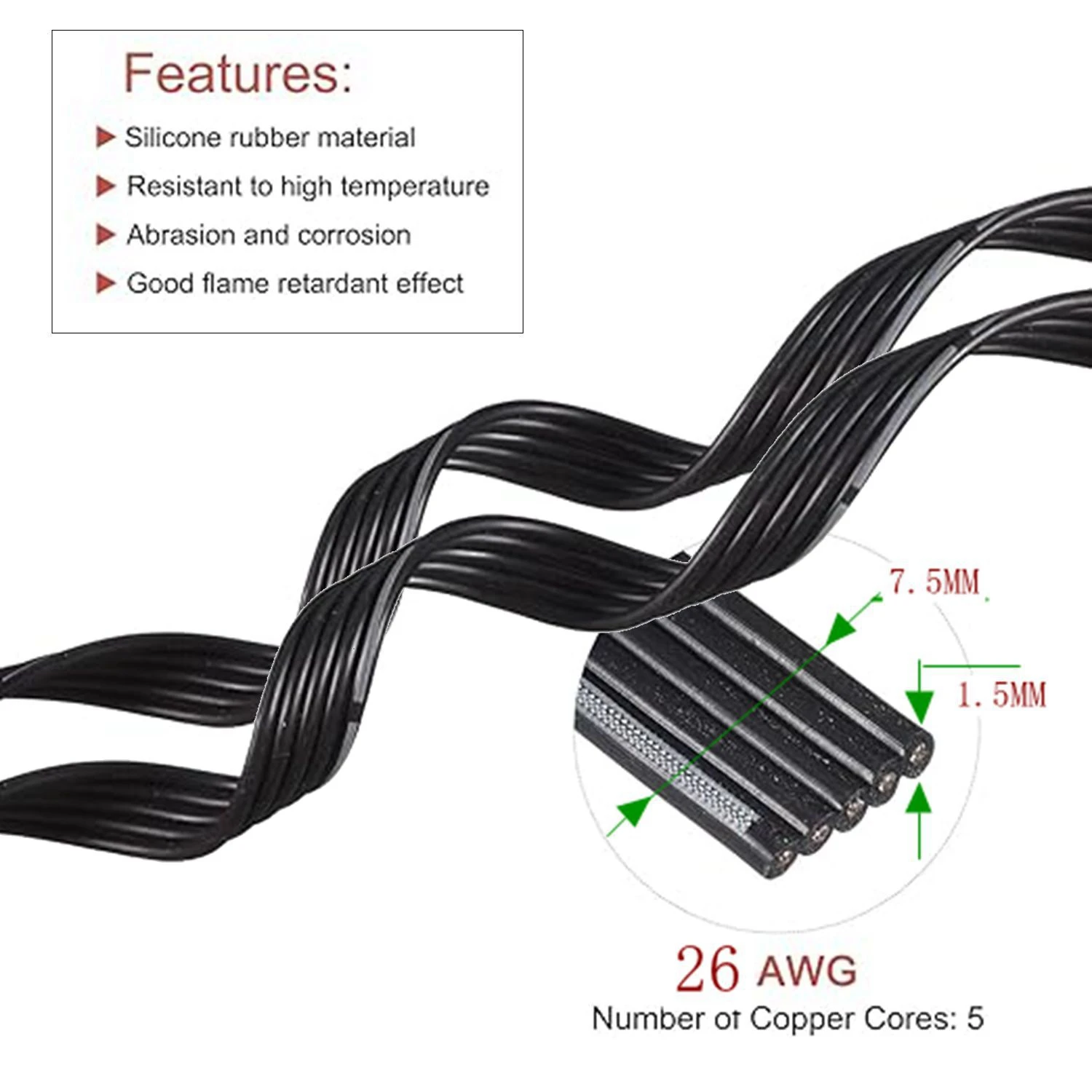 Aplicaciones del cable USB plano