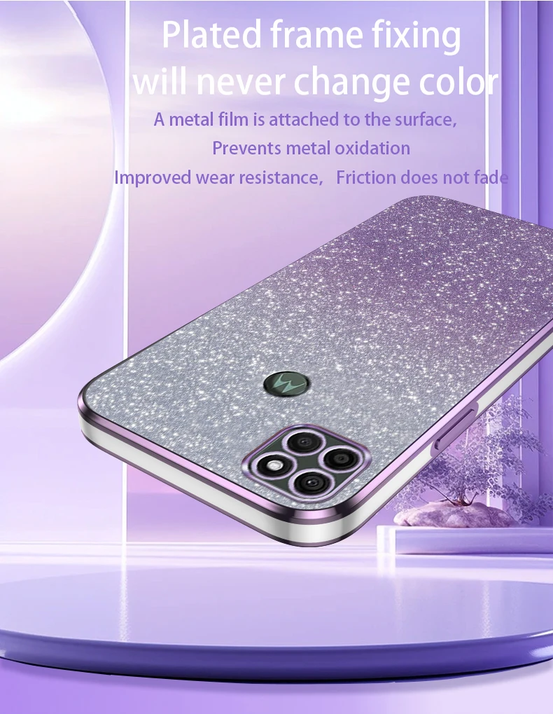 Funda instalada en el Motorola G9 Power