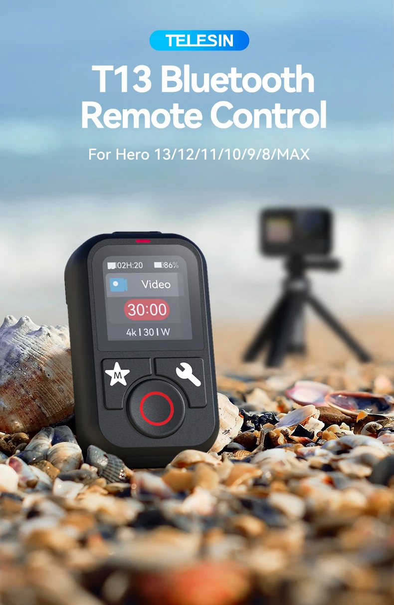 Pantalla HD del control remoto TELESIN