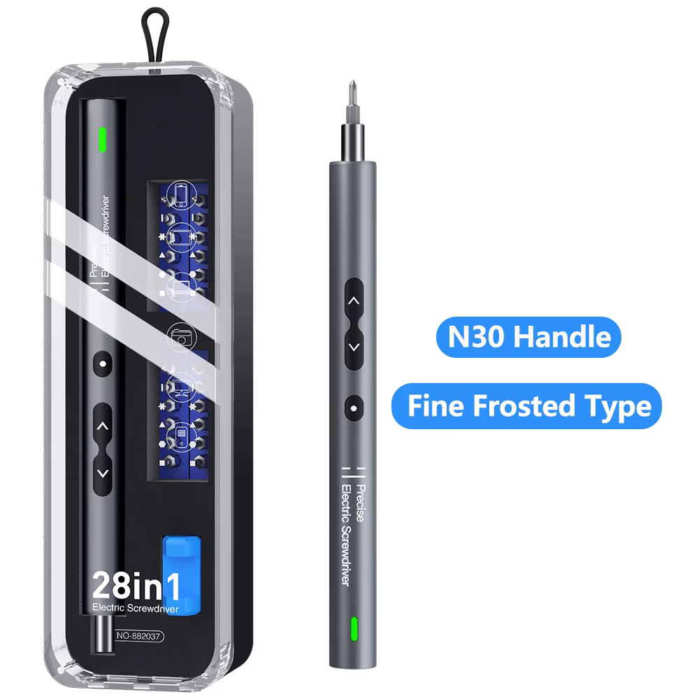 Destornillador eléctrico recargable UF·TOOLS con brocas