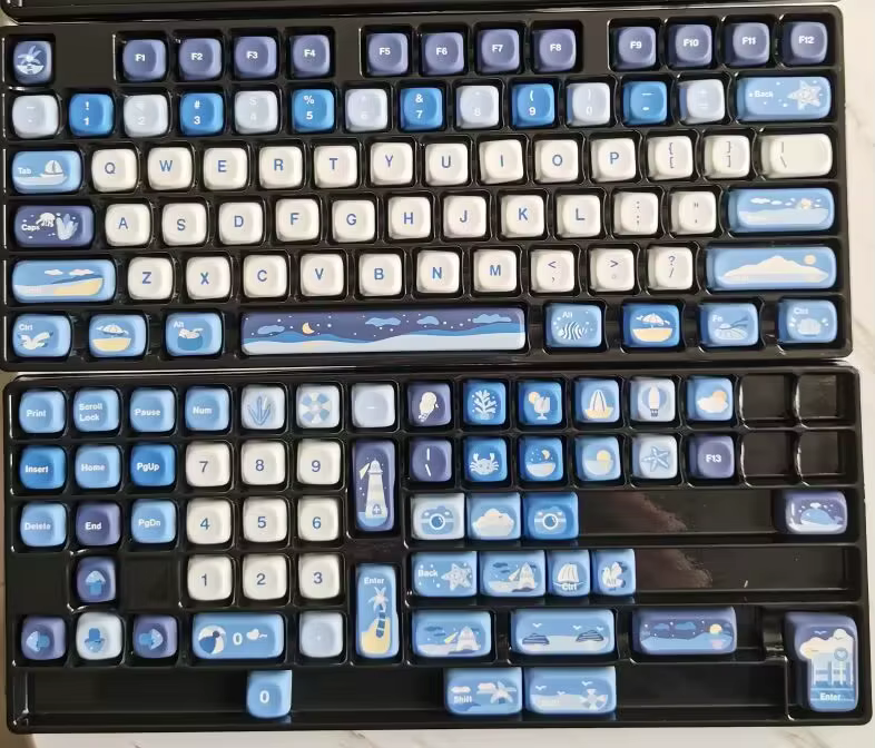 Conjunto de teclas PBT mar MOA