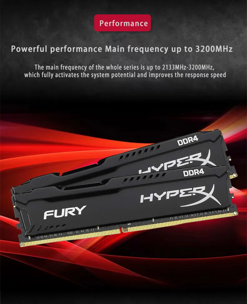 Especificaciones técnicas HyperX Fury