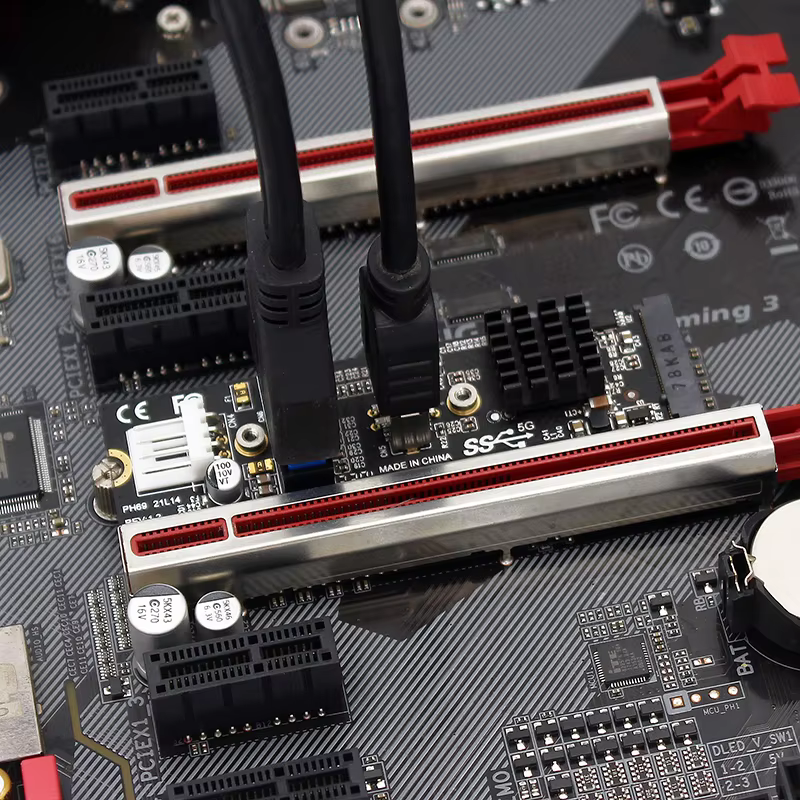 Conectores y placa
