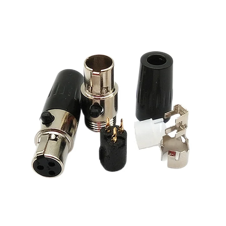 Variantes de pines del conector XLR