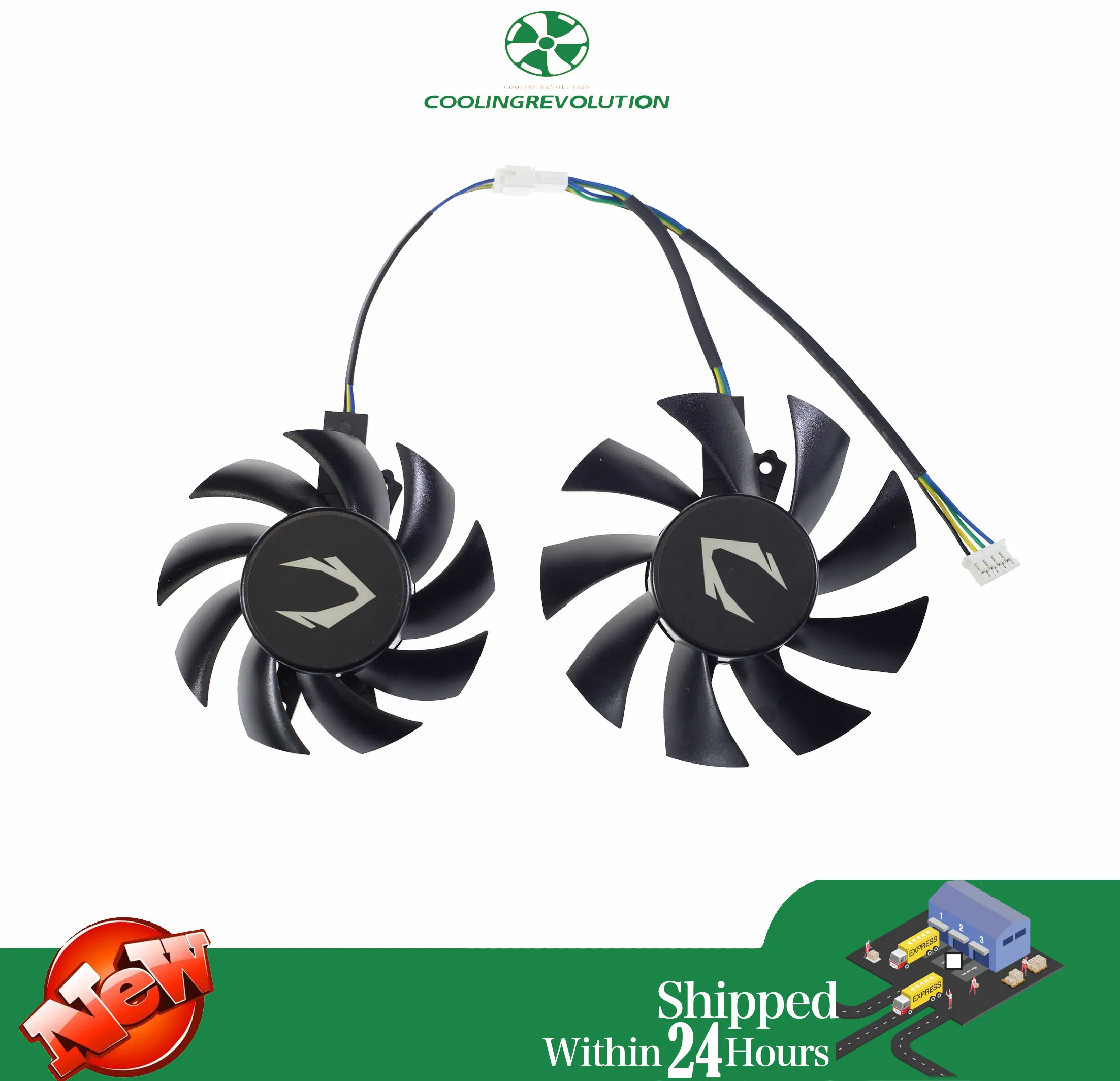 Ventilador CF7015M12S CF8015H12S detalle de aspas