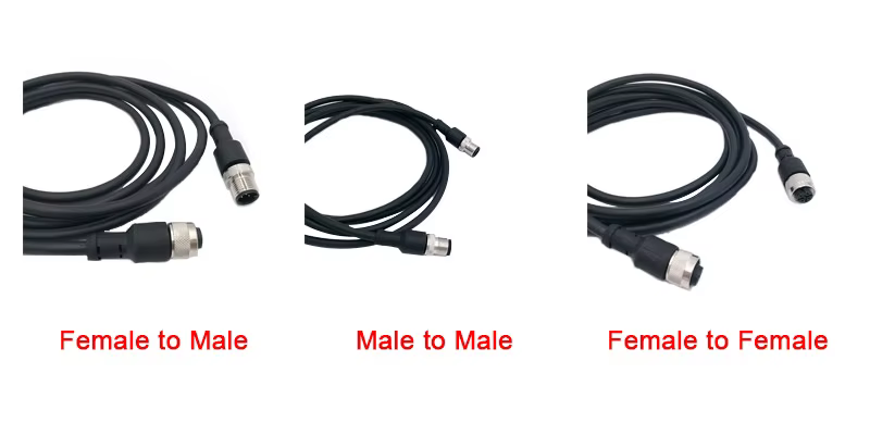 Detalle del conector M12 4 pines