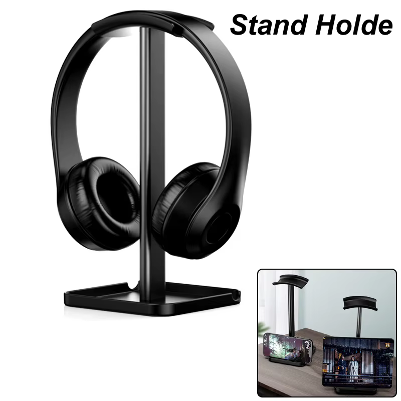 Soporte para auriculares con superficie cóncava antideslizante