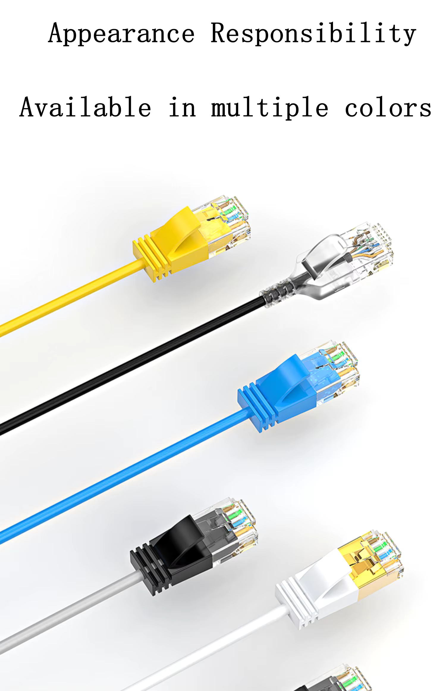Cable Ethernet Cat 6 ultrafino QinMSY para conexiones de red