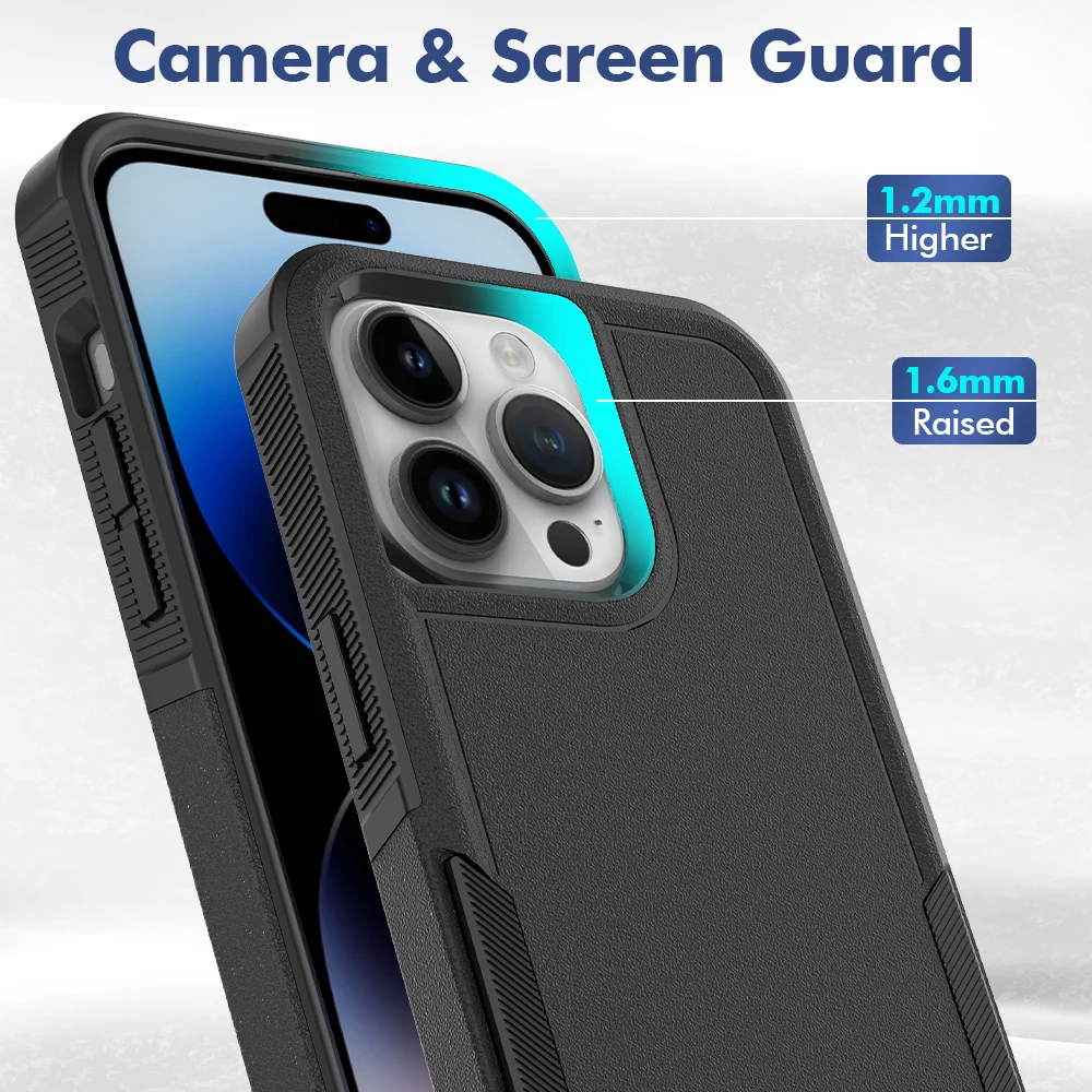 Perfil lateral de la funda con recortes