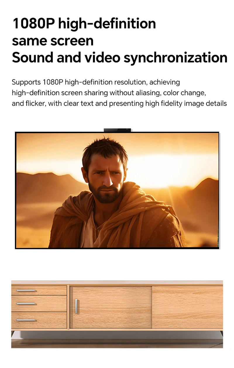 Extensor HDMI Inalámbrico USB-C 1080P Full HD para TV y PC - imagen 3