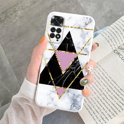 Funda silicona Xiaomi Redmi Note 11 Pro 11s Mármol Rosa antishock