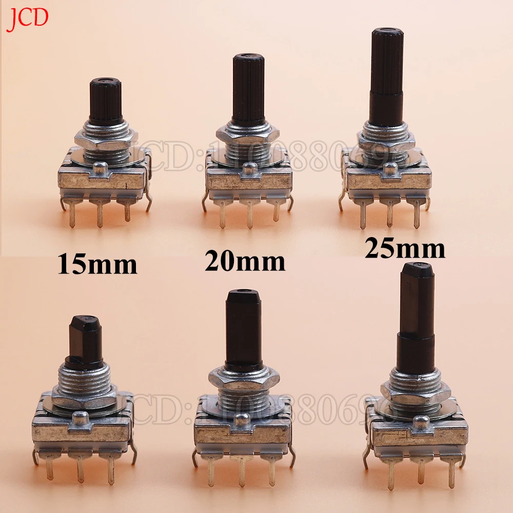 Potenciómetro Rotativo EC16 Encoder Audio 360° 3 Pines