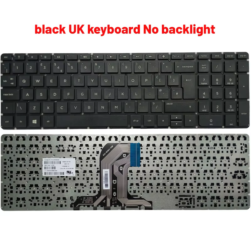 Teclado de portátil HP negro en blister