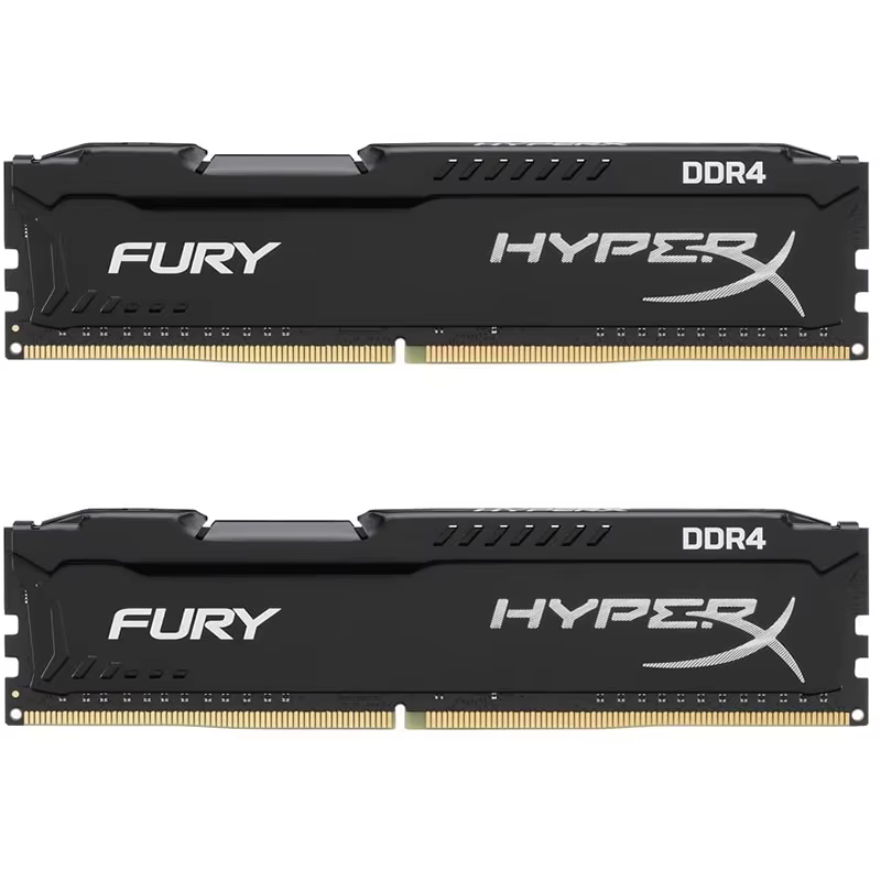 Módulo DDR4 instalado en una placa base de escritorio