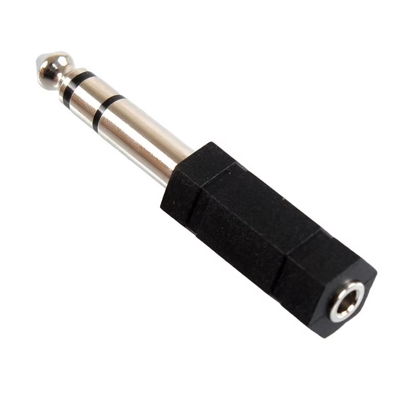 Conector macho 6,35 mm estéreo