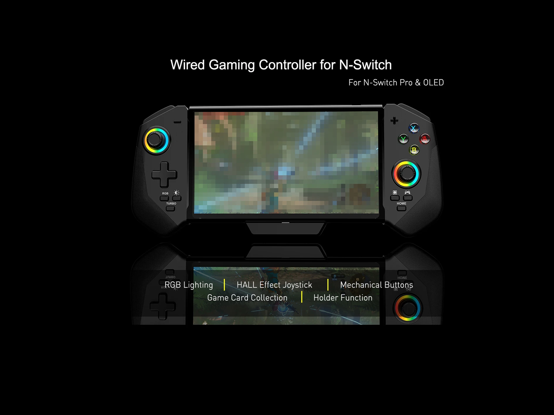STORM WYRM Mando con cable para Switch, joysticks con efecto Hall - imagen 3